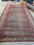 Worn to Perfection Antique Persian Seraband Rug / 5'3 x 9'8 Serab Rug #4398