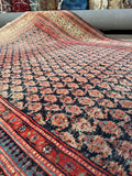 Worn to Perfection Antique Persian Seraband Rug / 5'3 x 9'8 Serab Rug #4398