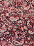 Detailed view of tight weave and classic Ferahan boteh design


