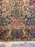 1'10 x 4' Antique Kerman Rug #3051 /  2x4 Vintage Rug