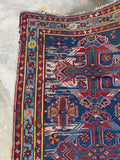 Large Vintage Soumak with Eagel Art / 5'2 x 11'7 Flat Weave Rug #4397ML