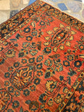 2x4 Antique Persian Sarouk Rug #3050