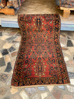 2x4 Antique Persian Sarouk Rug #3050