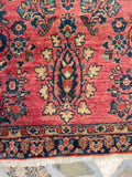 2x4 Antique Persian Sarouk Rug #3050