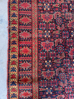 5x10 Worn Antique Rug #3200