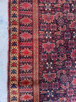 5x10 Worn Antique Rug #3200