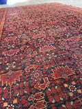 5x10 Worn Antique Rug #3200