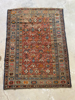 4x5 Antique Kuba Rug #3203