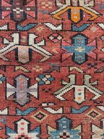 4x5 Antique Kuba Rug #3203
