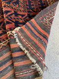 Small Nomadic Vintage Rug / 3' x 5'7 Persian Baluch Rug #4403