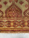 10x12 Vintage Rug / Antique Donegal Oushak Rug #2512