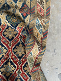3x8 Antique Rug Runner / 8 Foot Vintage Tribal Rug Runner #3487