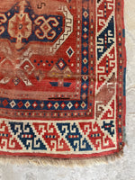 4x7 Antique Kazak Rug #3054