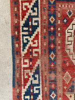 4x7 Antique Kazak Rug #3054