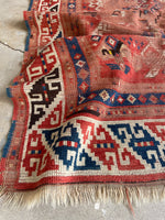 4x7 Antique Kazak Rug #3054