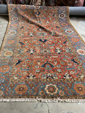 French blue persian rug
