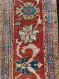 Antique Persian Navy Rust Mahal Rug / 10'1 x 16'5 Rug #4285 / 10x16 Vintage Persian Rug / 10x17 Vintage Rug
