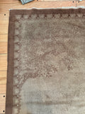 Large Neutral Vintage Rug / 8' x 9'10 Antique Chinese Rug #1263