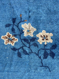 Small blue vintage rug
