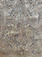 7x10 Neutral Vintage Turkish Rug  #4287