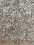 7x10 Neutral Vintage Turkish Rug  #4287