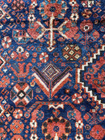 6'4 x 9'2 Antique Qashqai Rug #3060 / 6x9 Vintage Rug