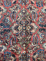 9x12 Antique Floral Persian Sarouk Rug #3062 / Full Pile Wool Rug
