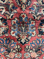 9x12 Antique Floral Persian Sarouk Rug #3062 / Full Pile Wool Rug