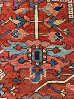 10x12 Antique Persian Heriz Rug #3069