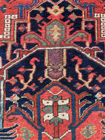 10x12 Antique Persian Heriz Rug #3069
