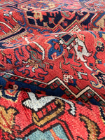 10x12 Antique Persian Heriz Rug #3069