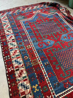 Antique Mint Condition Kazak / 6'6 x 8'9 Kazak Rug #3568