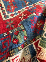 Antique Mint Condition Kazak / 6'6 x 8'9 Kazak Rug #3568
