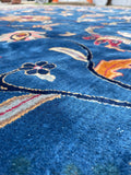 [vintage rugs] - Blue Parakeet Rugs