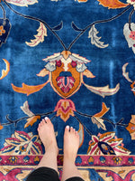 [vintage rugs] - Blue Parakeet Rugs