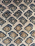 Worn Antique Persian Runner / 3'4 x 12'9 Runner #4293