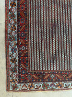 Large Persian Area Rug / Antique Persian Afshar 5'7 x 8'5 Rug #3569