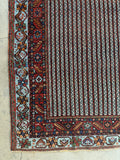 Large Persian Area Rug / Antique Persian Afshar 5'7 x 8'5 Rug #3569
