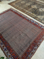 Large Persian Area Rug / Antique Persian Afshar 5'7 x 8'5 Rug #3569