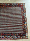 Large Persian Area Rug / Antique Persian Afshar 5'7 x 8'5 Rug #3569