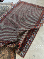 Large Persian Area Rug / Antique Persian Afshar 5'7 x 8'5 Rug #3569