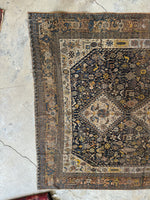 6x9 Antique Persian Rug / Tribal Persian Rug #3570
