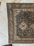 6x9 Antique Persian Rug / Tribal Persian Rug #3570