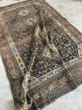 6x9 Antique Persian Rug / Tribal Persian Rug #3570