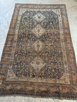 6x9 Antique Persian Rug / Tribal Persian Rug #3570