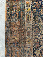 6x9 Antique Persian Rug / Tribal Persian Rug #3570