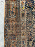 6x9 Antique Persian Rug / Tribal Persian Rug #3570