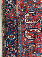 Large Vintage Persian Heriz Rug / 6'5 x 9'5 Rug #4304