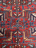 Large Vintage Persian Heriz Rug / 6'5 x 9'5 Rug #4304