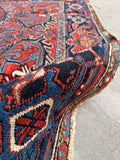 Large Vintage Persian Heriz Rug / 6'5 x 9'5 Rug #4304